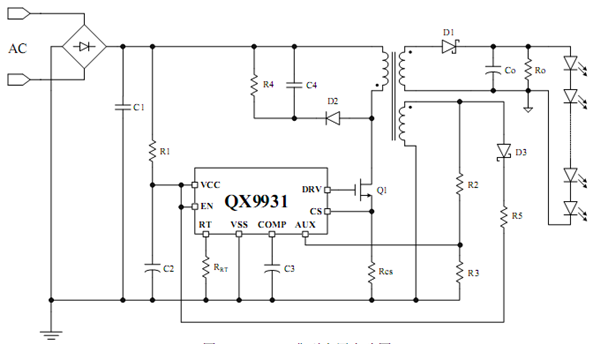 LED隔離恒流驅動IC QX9931