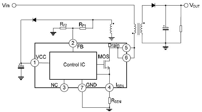 SDH8594AS 電源控制芯片電路圖