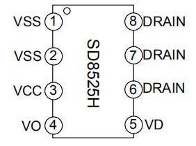 SD8525H管腳排列圖
