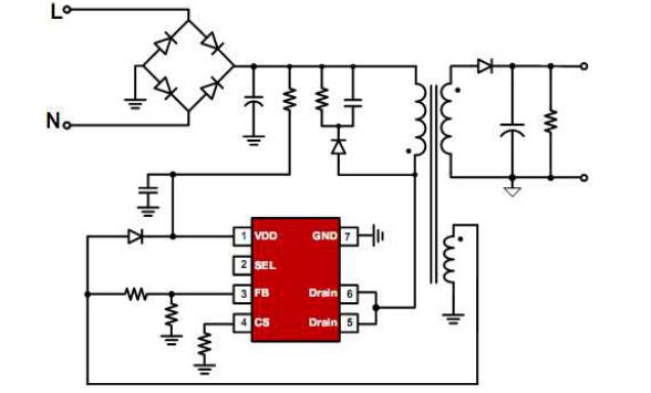 ASK8503B充電器典型應(yīng)用電路圖