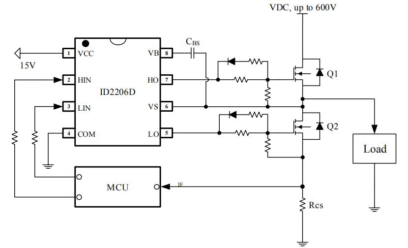 ID2206驅動典型電路圖